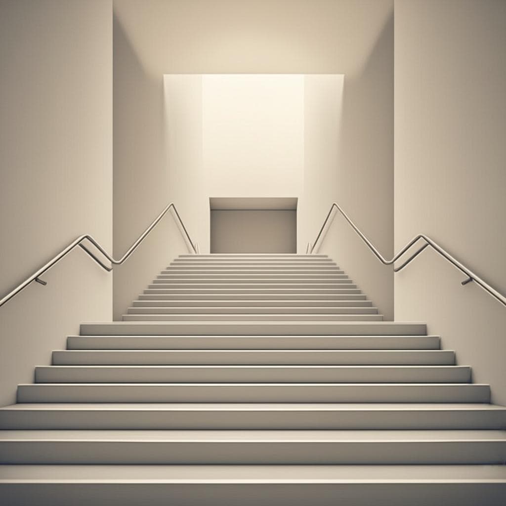 Cage d'escalier sécuritaire d'immeuble à Montréal entretenue par Bleu-Ménage